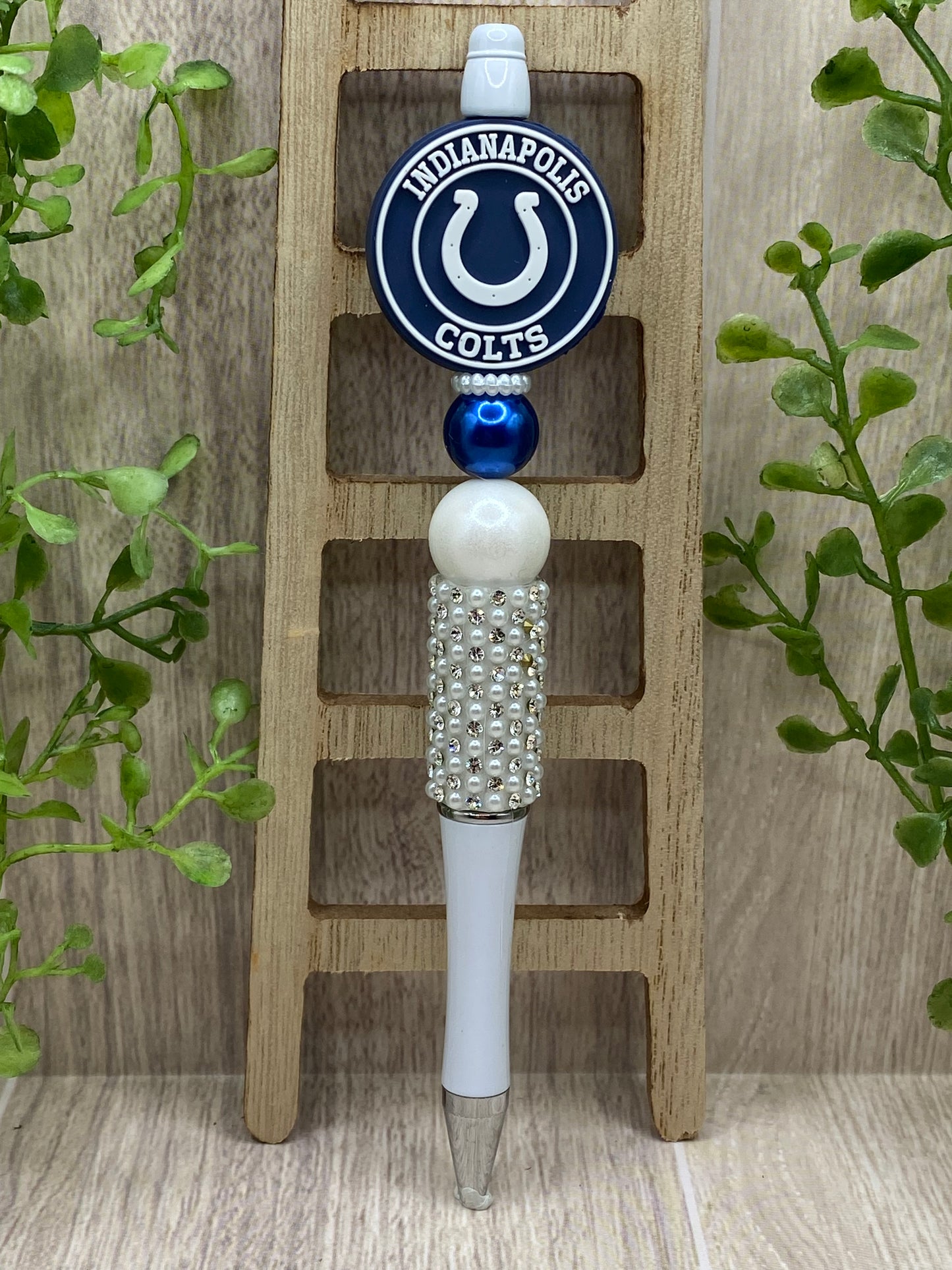 Indianapolis Colts Beaded Pen