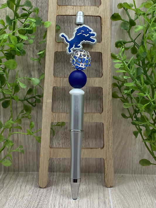 Detroit Lions Beaded Pen