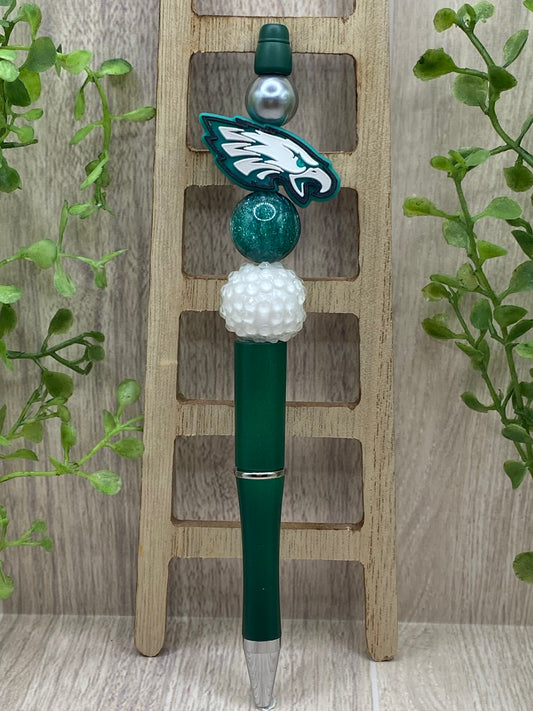 Philadelphia Eagles Beaded Pen