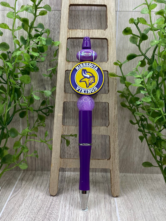 Minnesota Vikings Beaded Pen