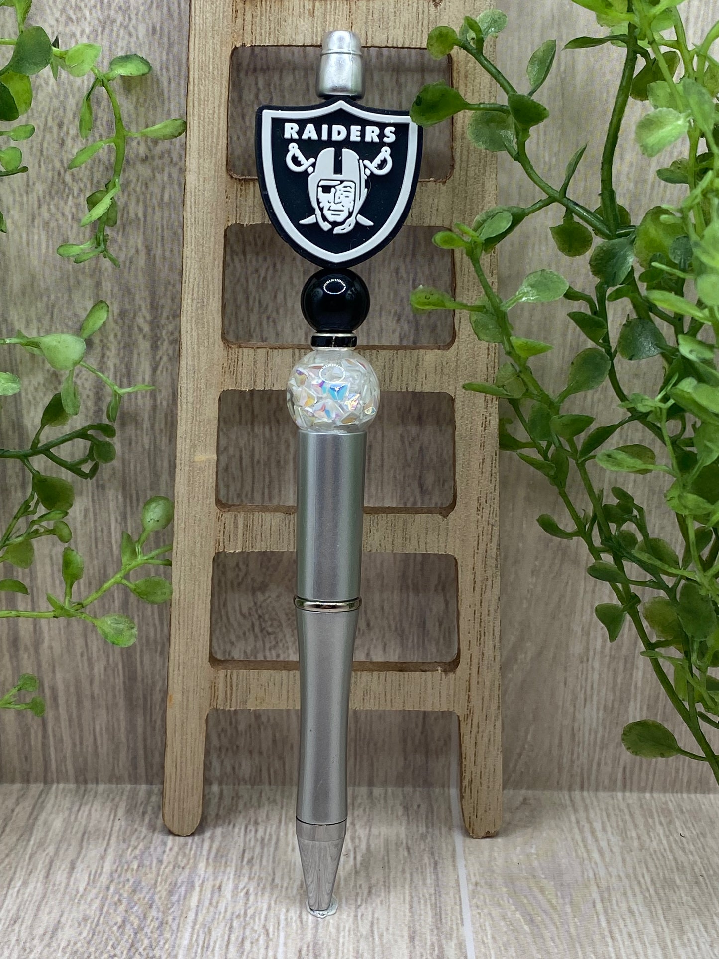 Las Vegas Raiders Beaded Pen