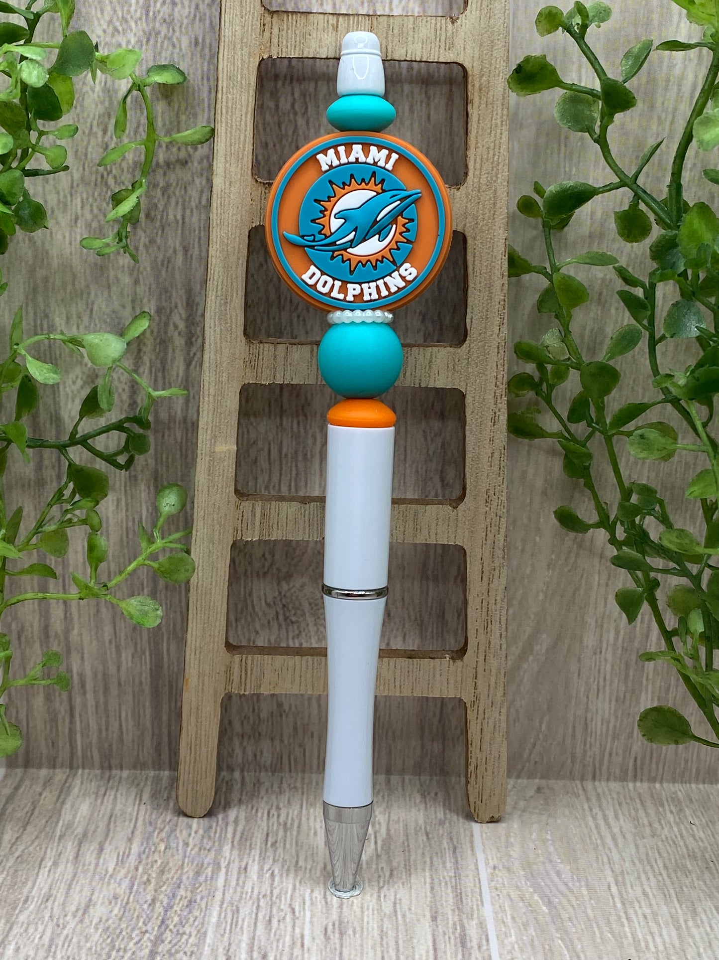 Miami Dolphins Beaded Pen