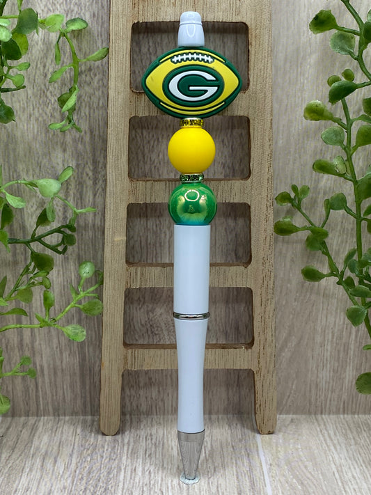 Green Bay Packers Beaded Pen