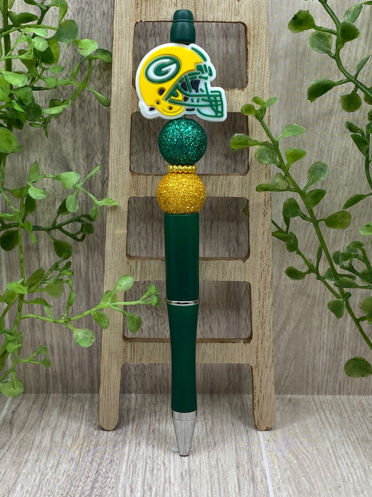 Green Bay Packers Beaded Pen